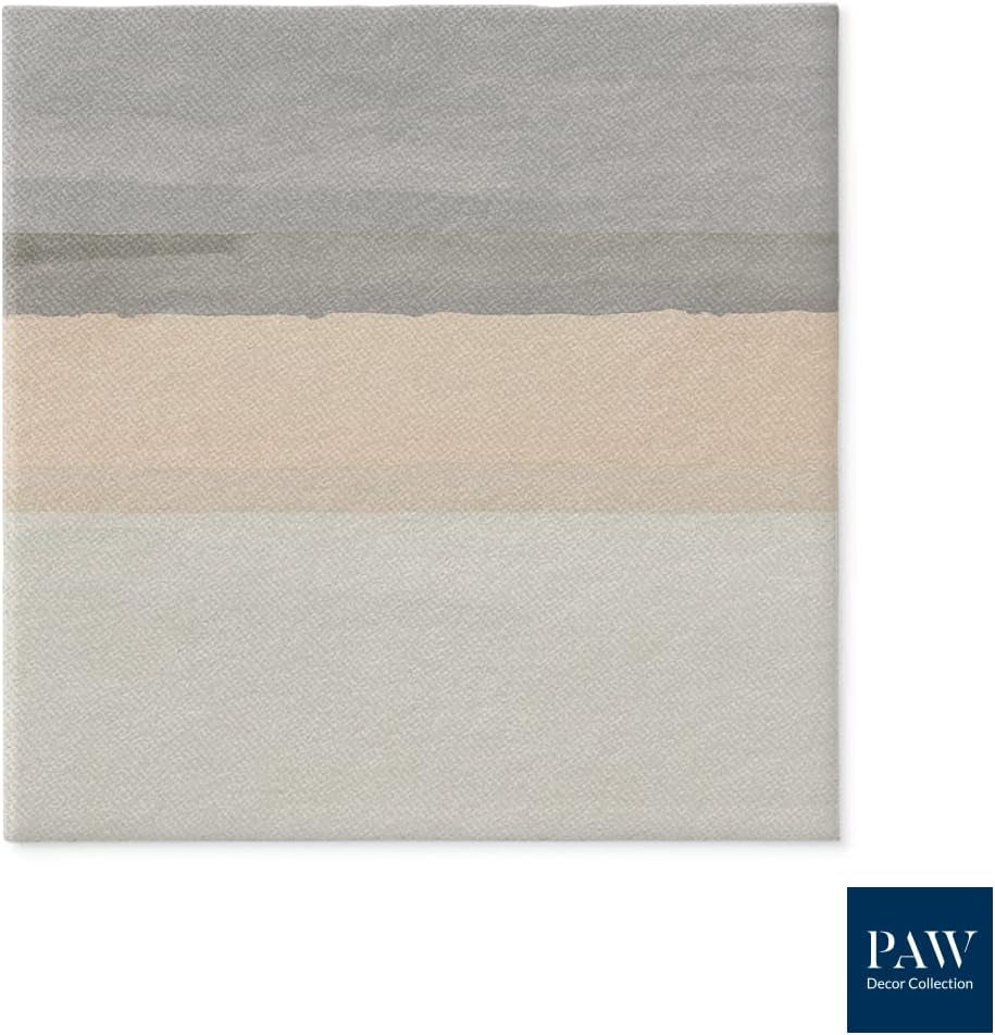 PAW - Șervețele din Airlaid - Asemănătoare țesăturii (40 X 40 Cm) I 50 bucăți I Ideal pentru nuntă, botez, comuniune, aniversare I Șervețele din pânză - culori pământii, bej, dungi I Culoare: Bej Fluid