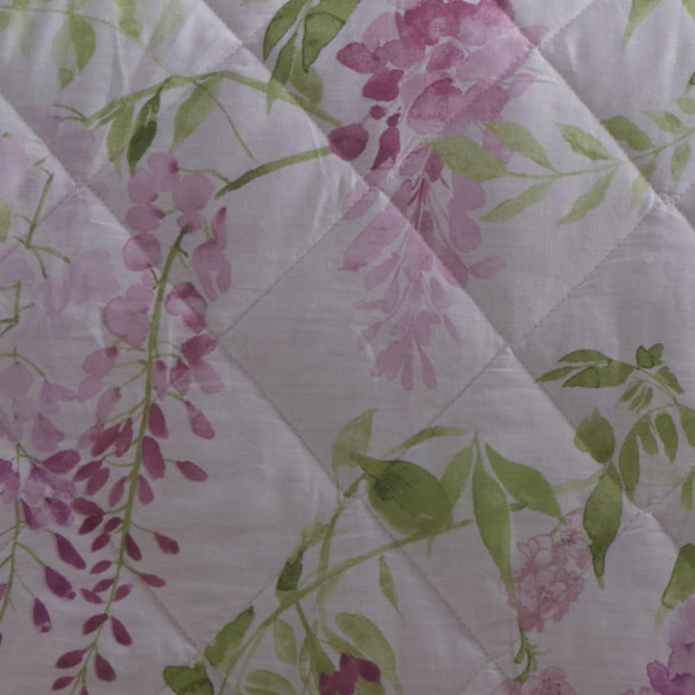 Dreams & Drapes Design - Wisteria - Funda de cama acolchada - 200 cm x 230 cm en rosa Camas y fundas DREAMS AND DRAPES