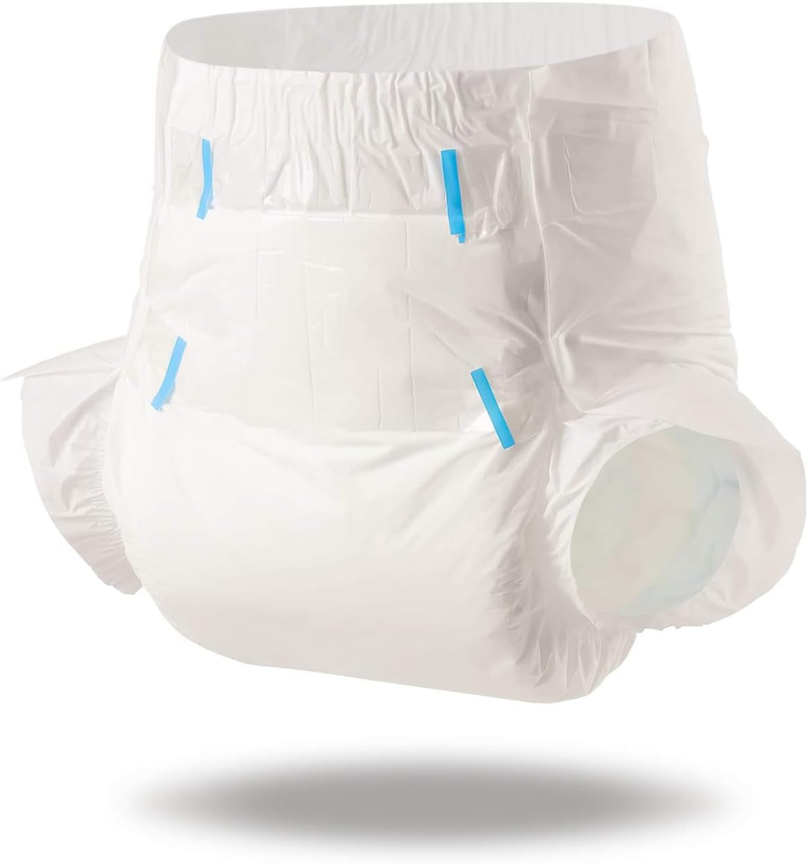 CutiePlusU Pañales para adultos, superficie seca, máxima absorbencia durante la noche, pañal desechable para incontinencia - azul, rosa, blanco, paquete de 3 (mediano 71-96 cm)