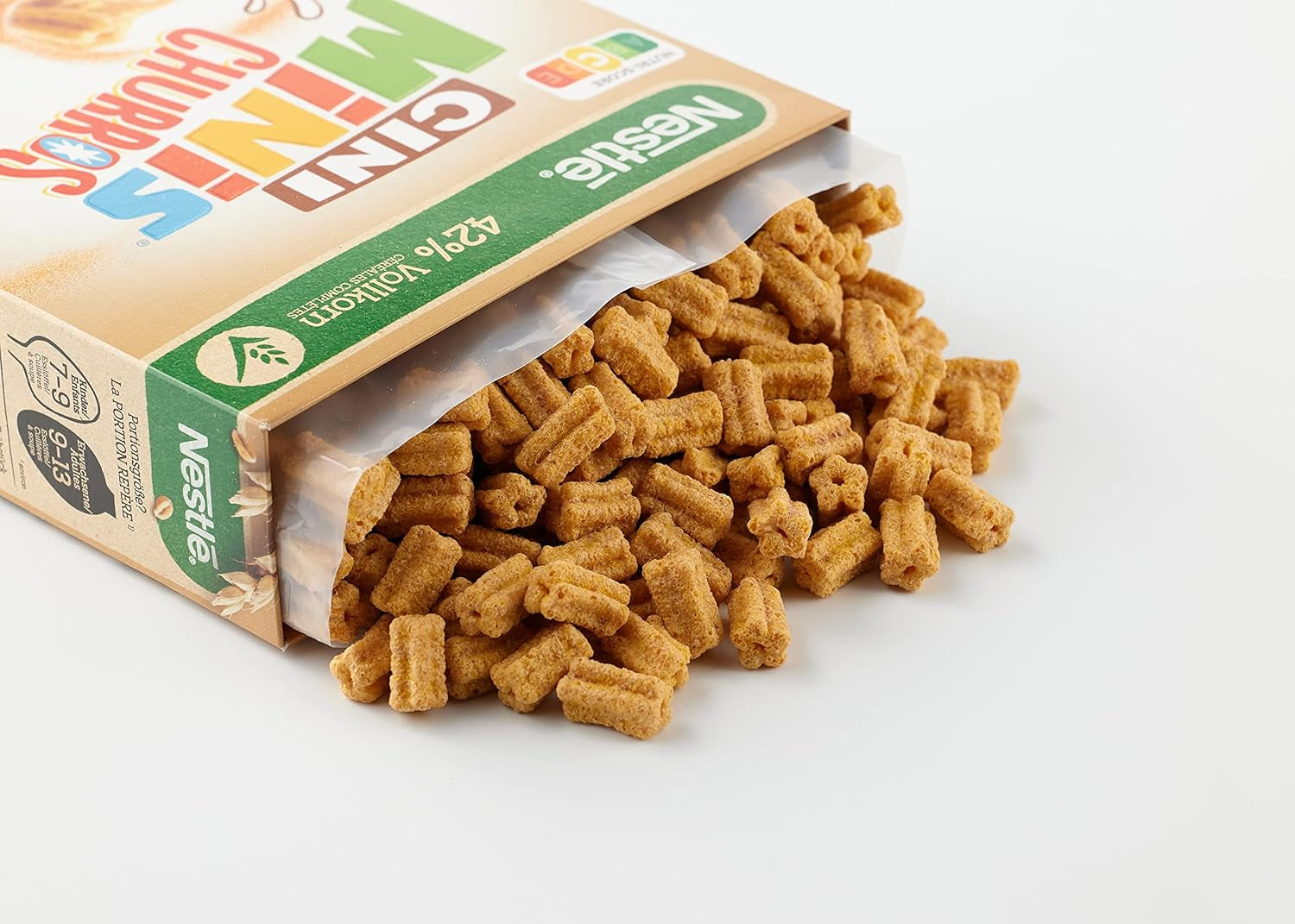 Cereal de desayuno Churros con 42% de contenido de cereales integrales, paquete de 3 (1x360 g)
