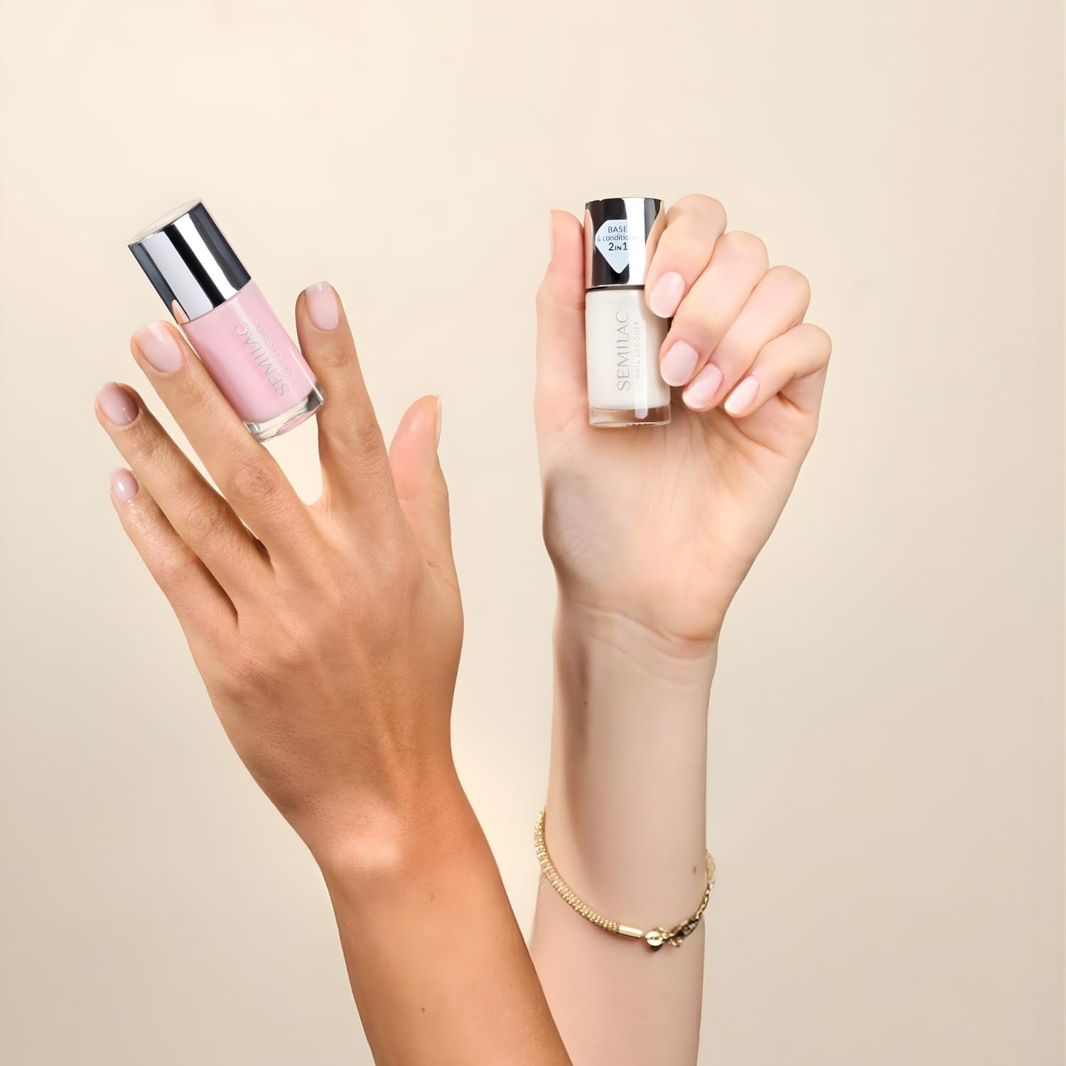 Base alisadora Semilac 9 ml – Base alisadora para esmaltes de uñas clásicos, equilibrantes, fortalecedores y autonivelantes