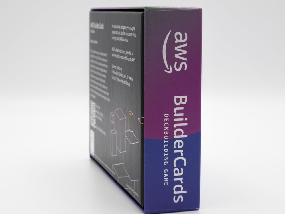 BuilderCards - Juego de Cartas de Arquitectura en la Nube - Juego Básico (Inglés), Blanco