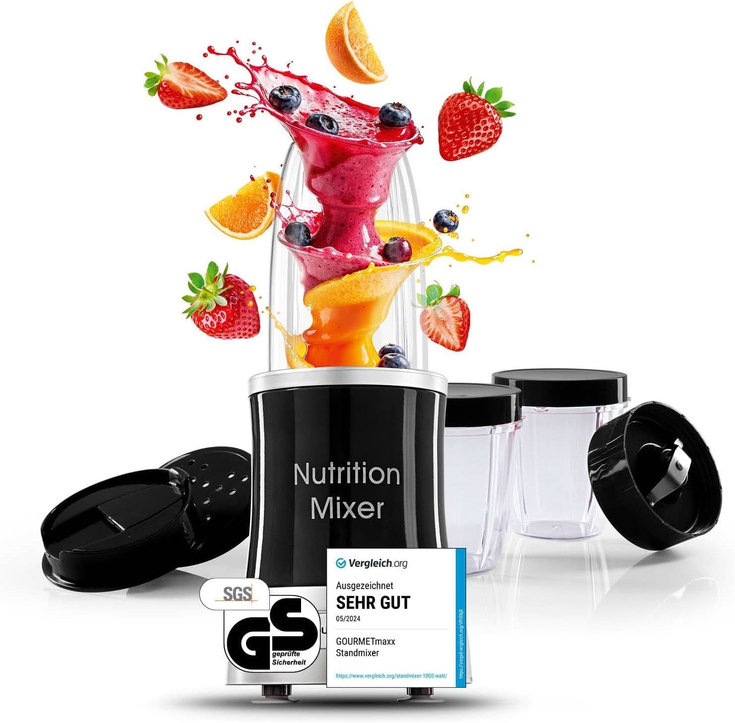 Gourmetmaxx Mr Magic Blender, Smoothie Maker cu pachet de accesorii Xxl Naty Shop