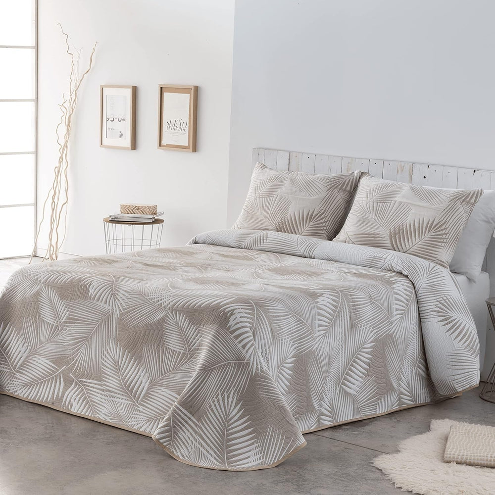 VIALMAN Sofia 30 Bouti Edredón ligero para cama de matrimonio | Medidas edredón 250 X 270 cm, gris Edredones y colchas Naty Shop Porc 250 X 270 Cm