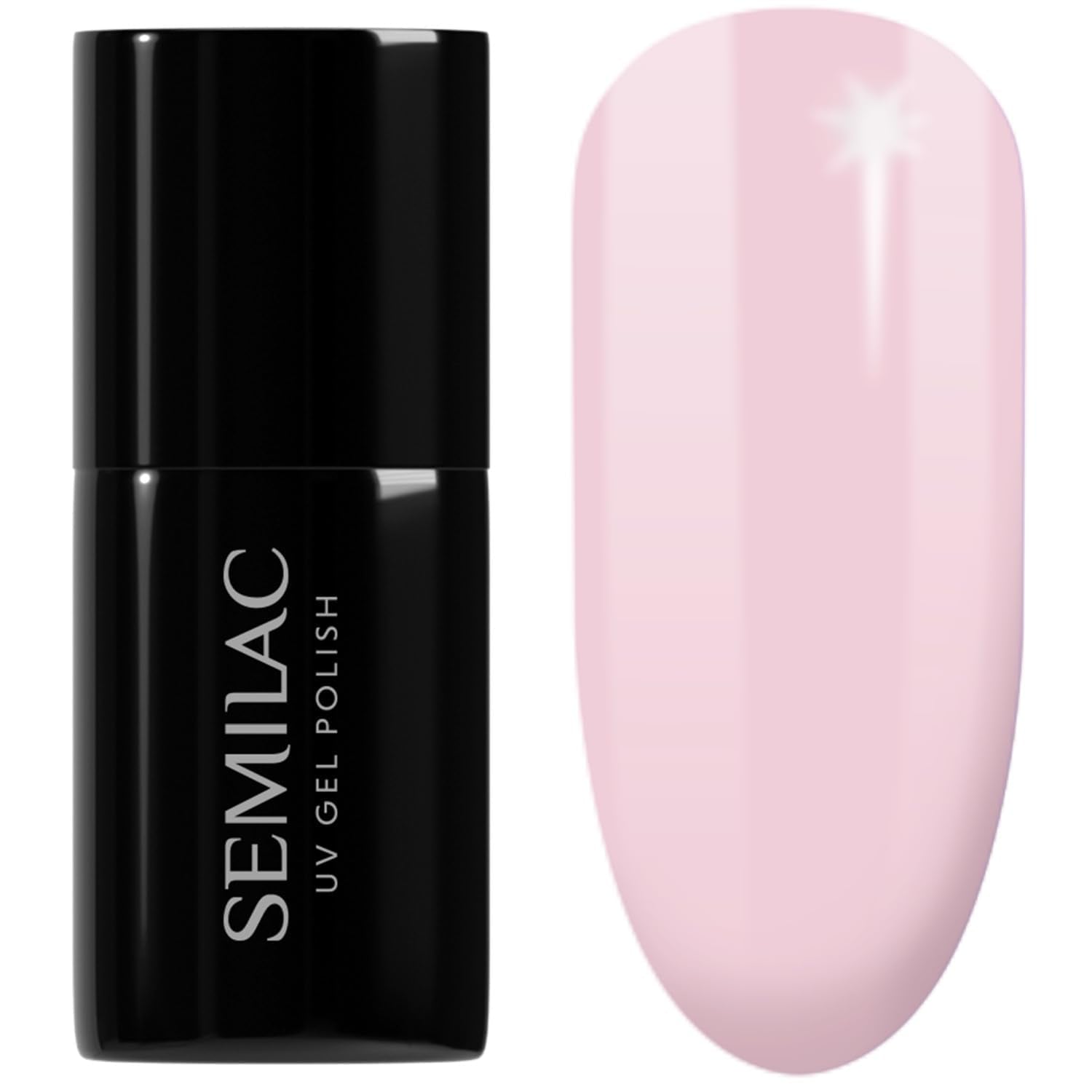 Semilac UV Nagellack Hybrid 404 Muffin de Frijoles Negros 7ml Kollektion Sabores de Otoño