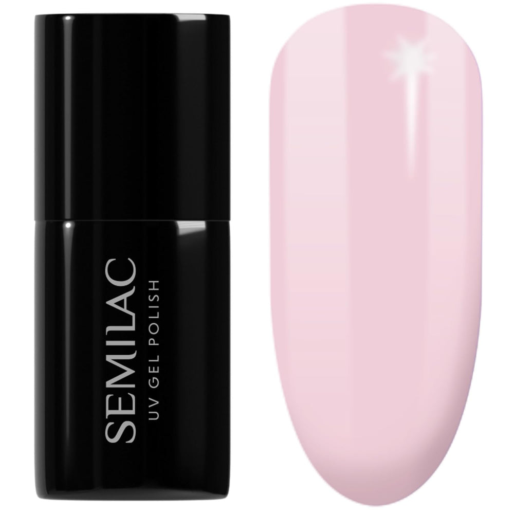 Semilac UV Nagellack Hybrid 404 Muffin de Frijoles Negros 7ml Kollektion Sabores de Otoño