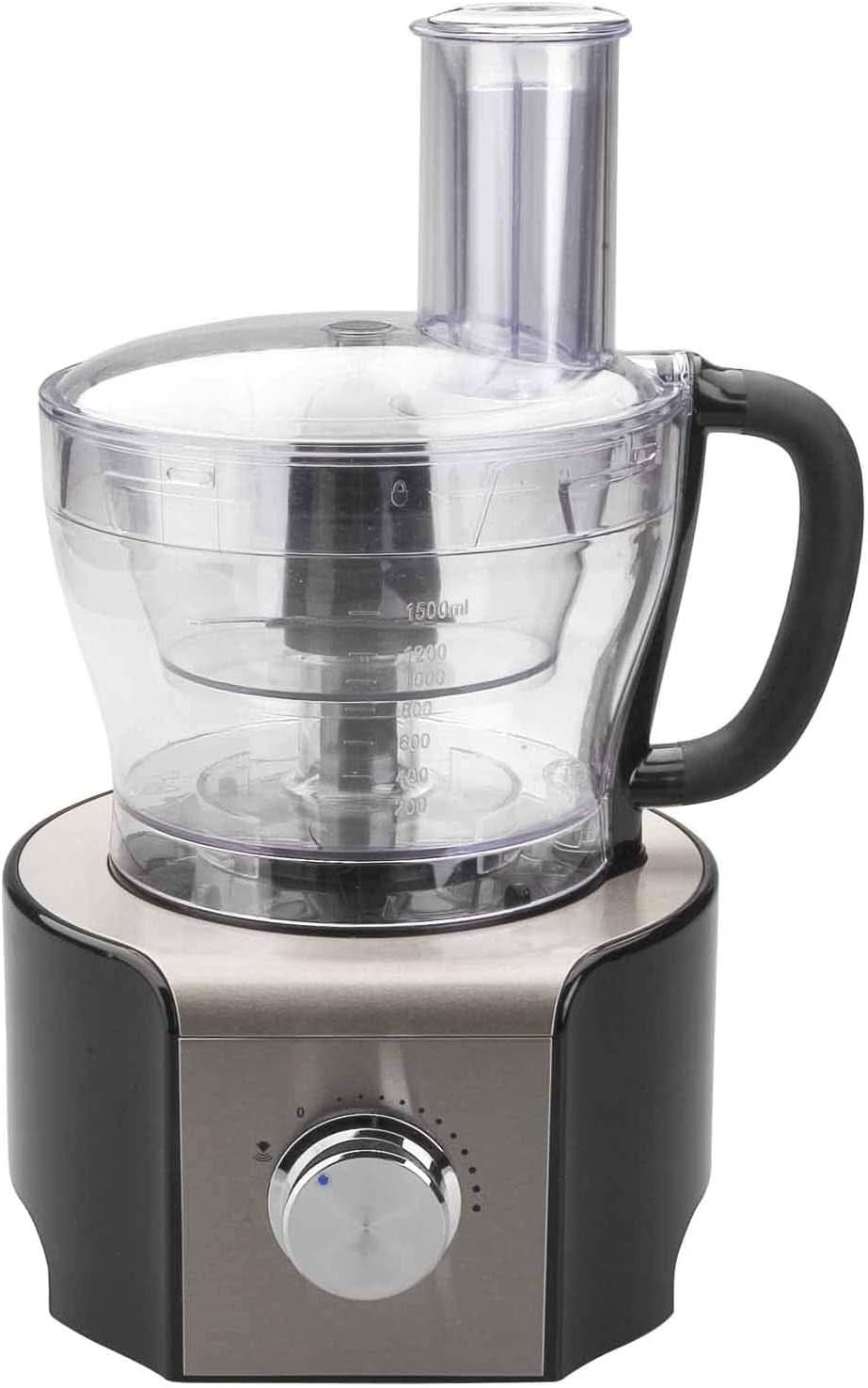 69079 -69079 robot-multifunción 800 w-negro, acero inoxidable, cristal y plástico, multicolor Madre e Hijo Naty Shop