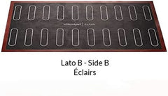 Silikomart Profesional, Tapete de Silicona Microperforado Para Hornear Eclair Dos Niñas 58,3 x 38,4 cm Cocina Naty Shop