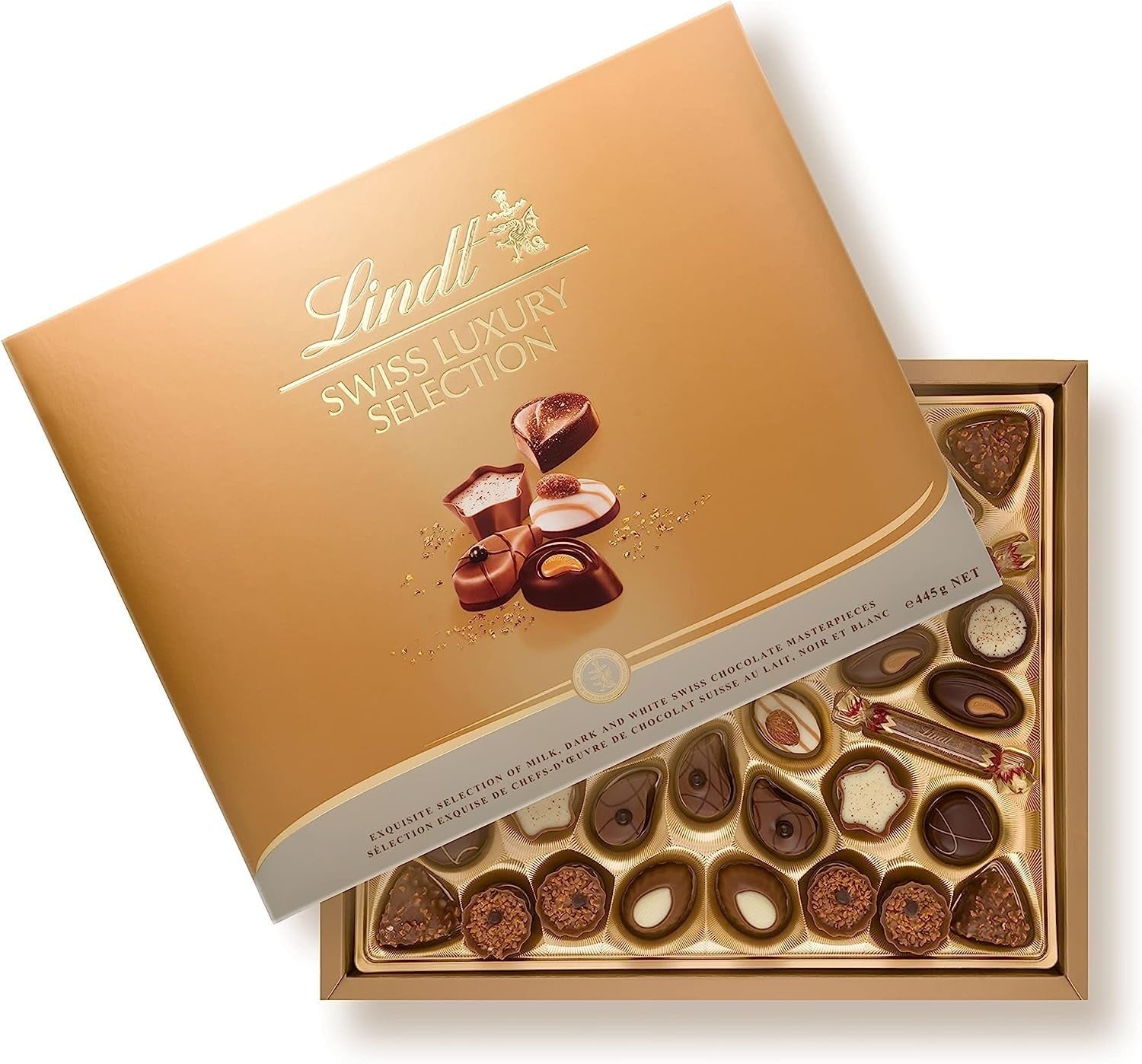 Chocolates Lindt - Selección de lujo suizo (445g)