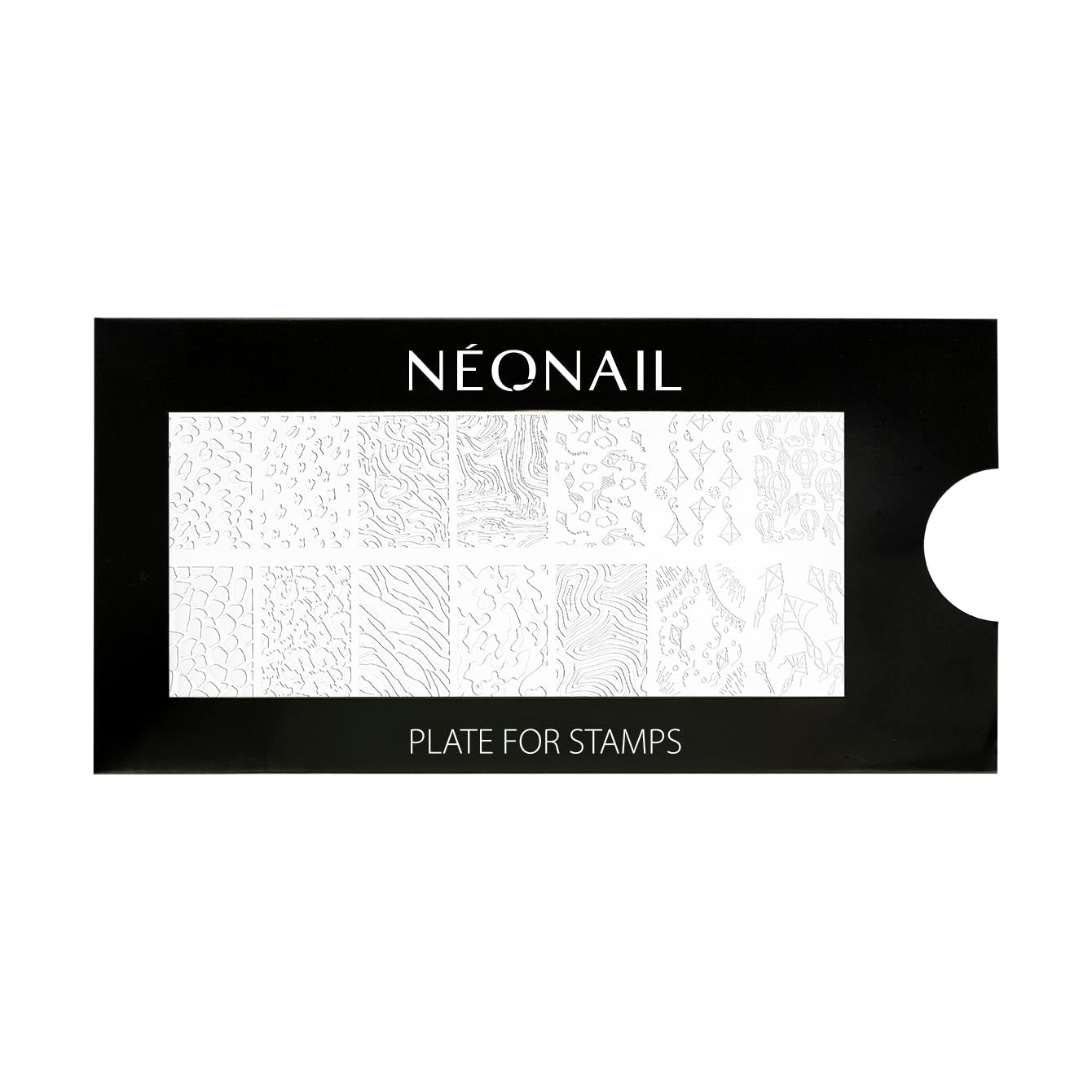 NÉONAIL Nagel Stempel Mit Schaber - Nägel Selber Machen - Nail Art Stamper - Nageldesign Für Nagel Schablone - French Nails Stempel - Silikon Nagelstempel