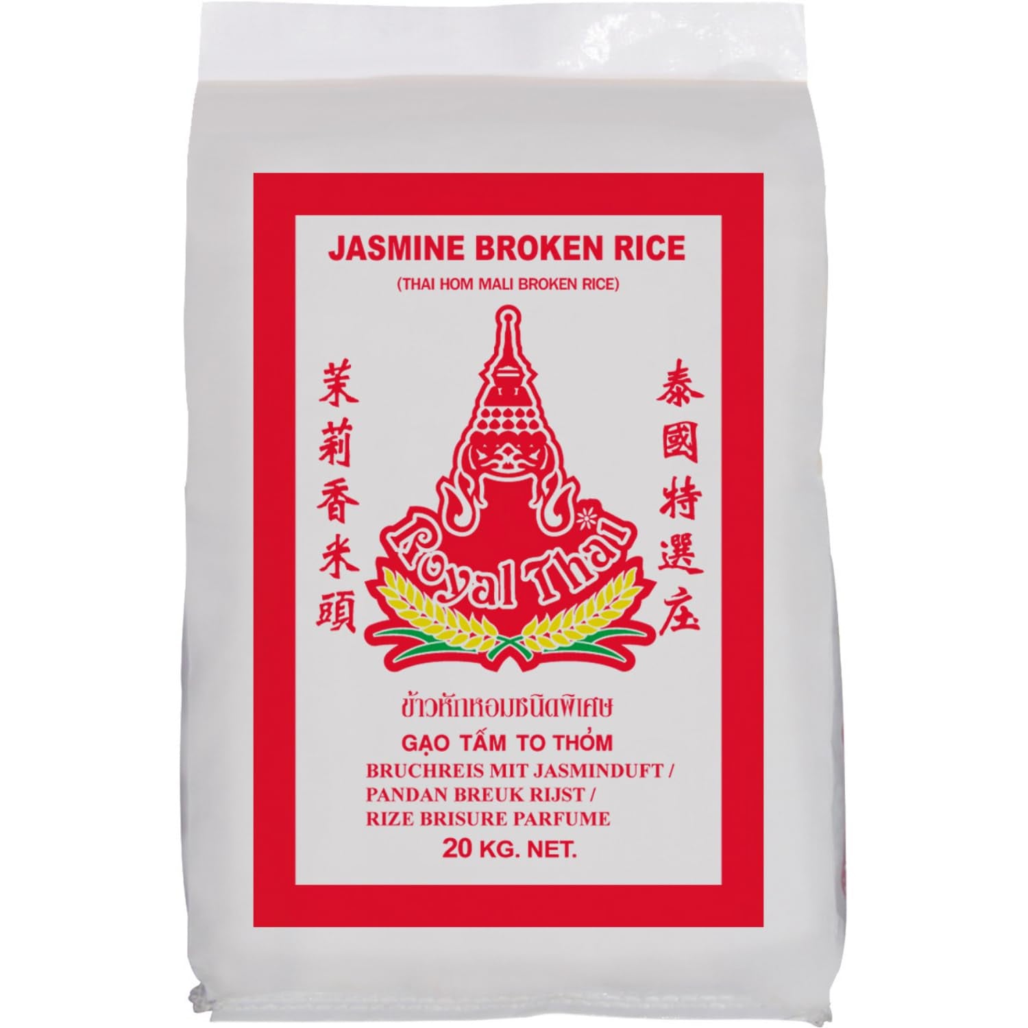 ARROZ ROYAL THAI - Arroz jazmín partido - 1 x 20 kg