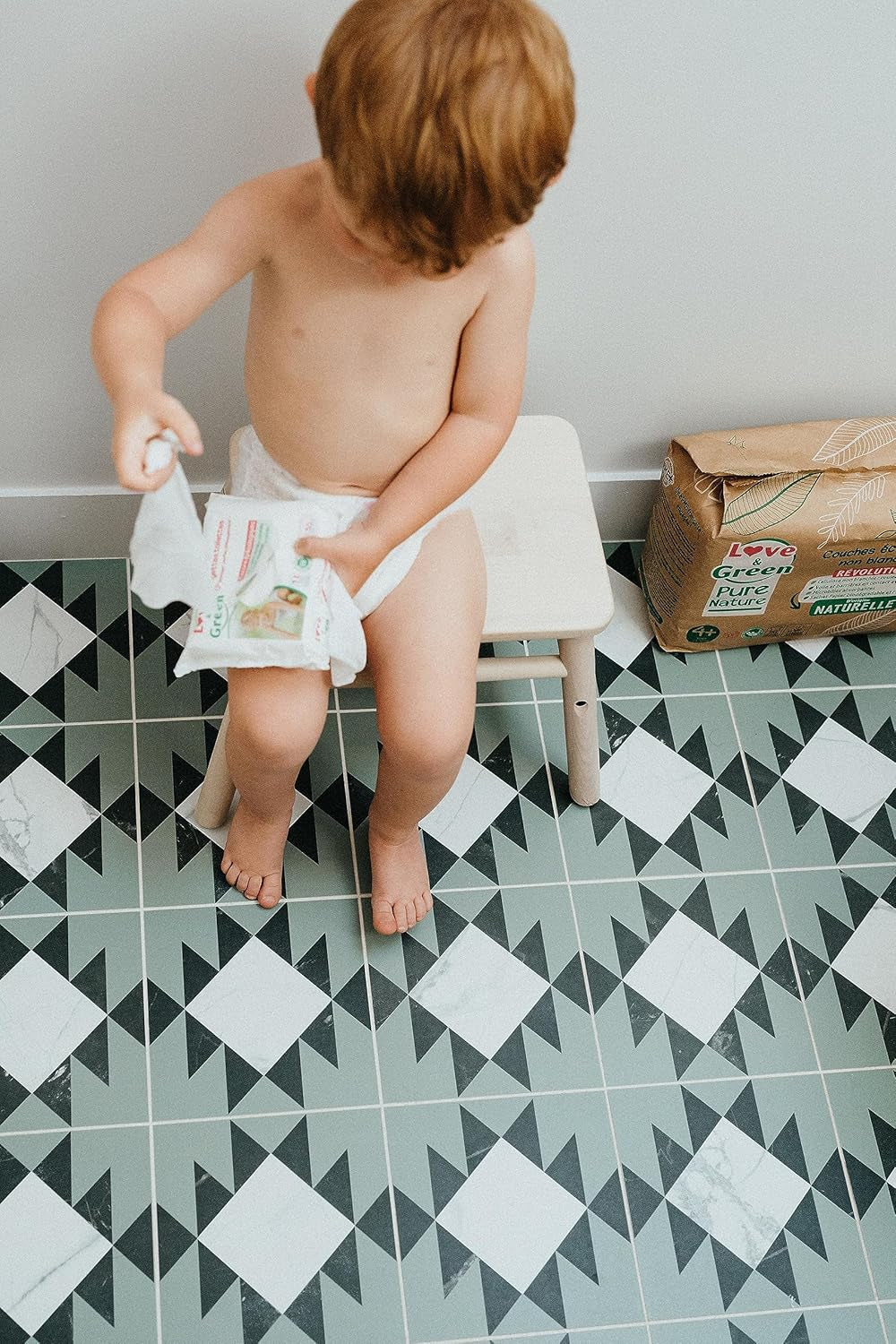 Șervețele igienice ecologice - pachet de 55 de șervețele - certificate Cosmo Natural de către ECOCERT și FSC