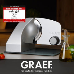 GRAEF Master M20EU Multi Rebanadora en acero inoxidable, plata Trituradoras y Rebanadoras Naty Shop