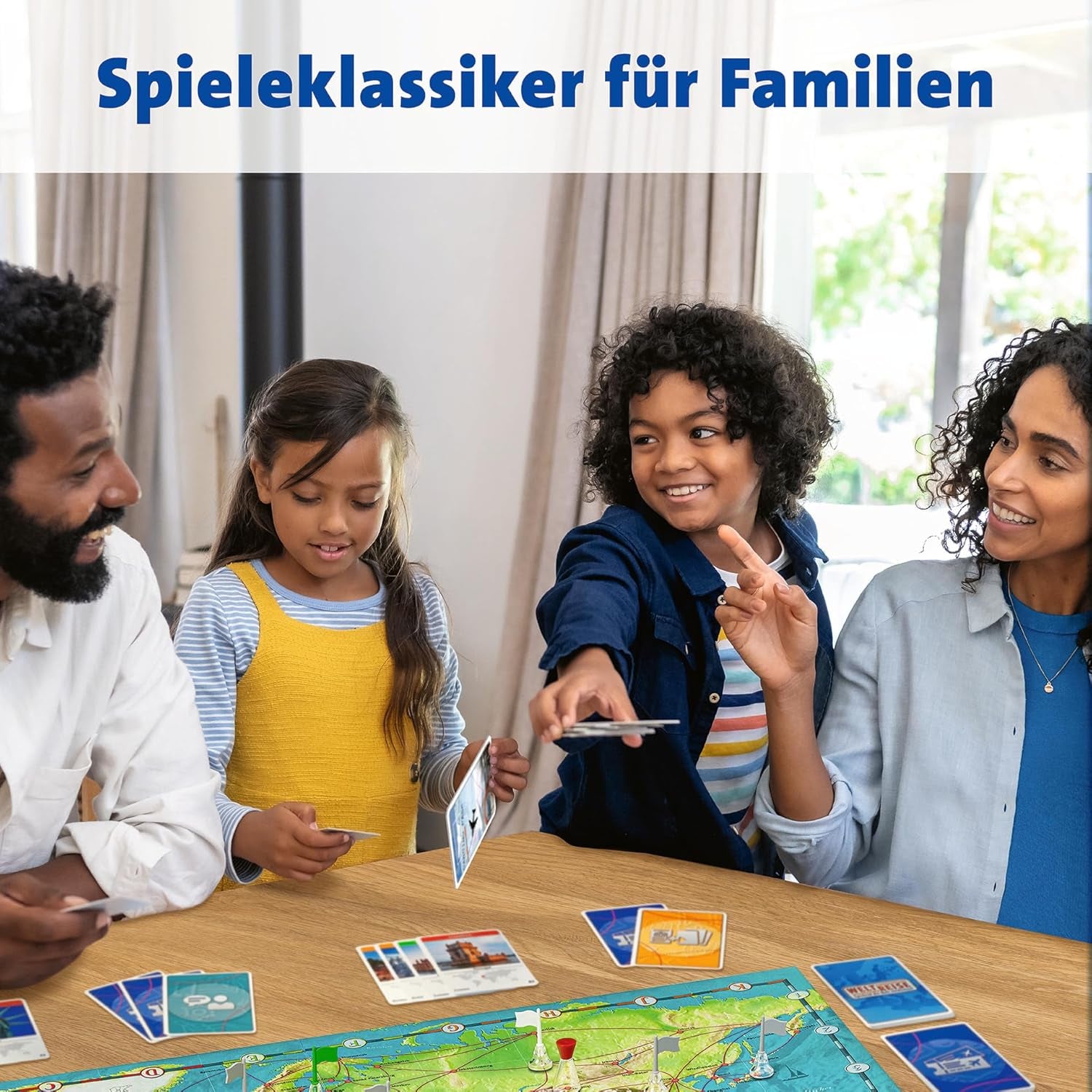 Ravensburger Family Game 26888 - World Tour - Clásico para familias, a partir de 8 años - Party game, viajes por el mundo, juego de mesa para hasta 6 jugadores - Más de 170 ciudades