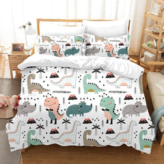 Ropa de cama para niños, Ropa de cama Dinosaurio - infantil Naty Shop