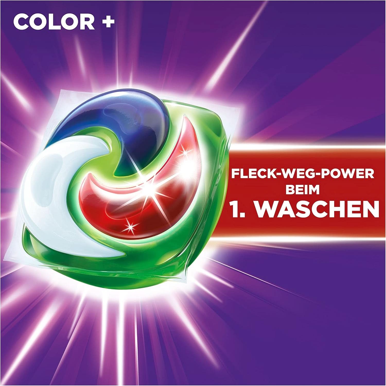 Ariel Allin1 PODS, Detergente líquido Color+ en cápsulas 53 dosis, excelente eliminación de manchas en el primer lavado Detergentes Rufe Naty Shop