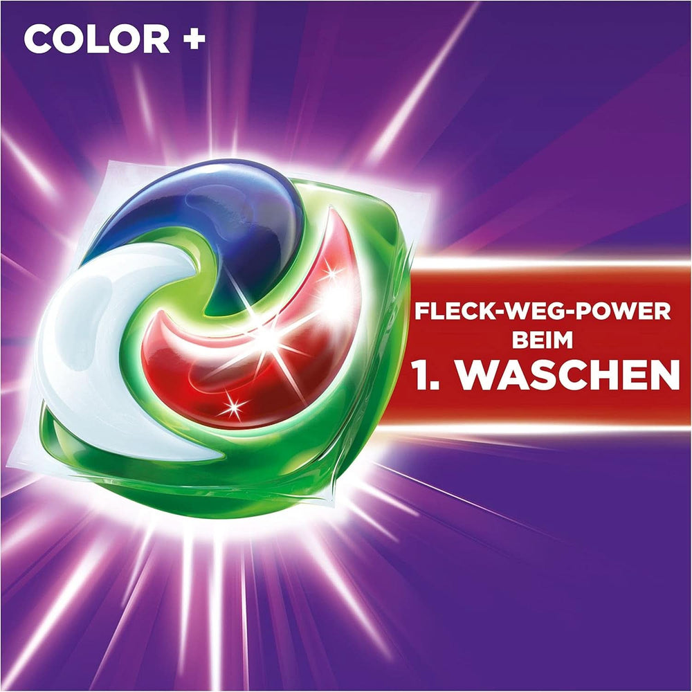 Ariel Allin1 PODS, Detergente líquido Color+ en cápsulas 53 dosis, excelente eliminación de manchas en el primer lavado Detergentes Rufe Naty Shop