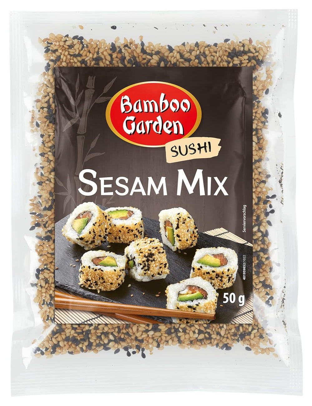 Bamboo Garden - Mezcla de Sésamo para Sushi, Ideal para la preparación de Sushi de todo tipo, también delicioso como Topping para varios platos, en Muesli o Gachas, 1 x 50 g