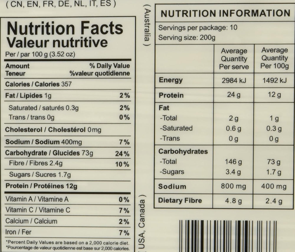 Fideos de trigo (Shanghai), 1 paquete (1 x 2 kg)