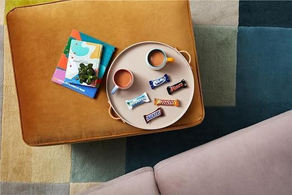 Mini paquete a granel de chocolate mixto, chocolate, 35 mini snacks de chocolate (Mars, Snickers, Bounty, Twix, Milky Way) como dulces, regalo de chocolate, caja de dulces (710 g)