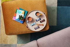 Mini paquete a granel de chocolate mixto, chocolate, 35 mini snacks de chocolate (Mars, Snickers, Bounty, Twix, Milky Way) como dulces, regalo de chocolate, caja de dulces (710 g)