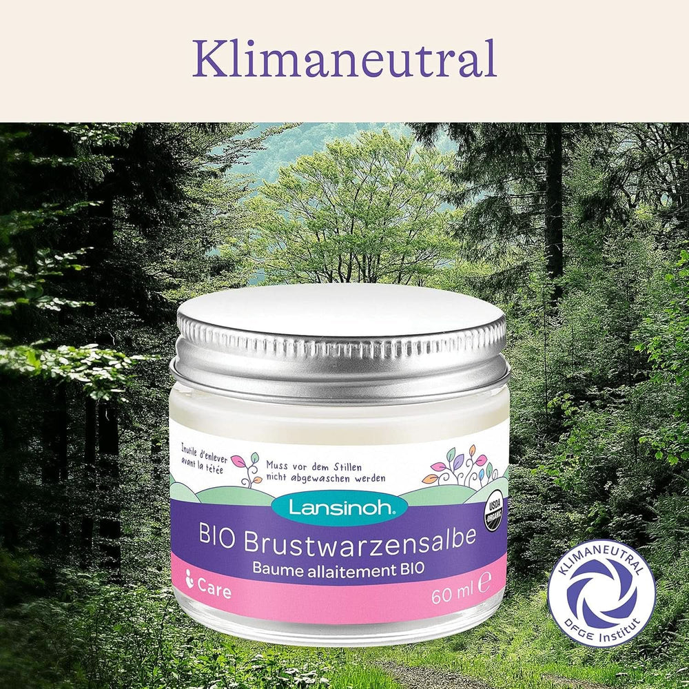 Lansinoh BIO Brustwarzensalbe, 60 Ml - Natürliche Pflege Empfindlicher Brustwarzen Und Trockener Haut - Accesorios Climaneutrales Alimentación y Lactancia Baby Naty Shop