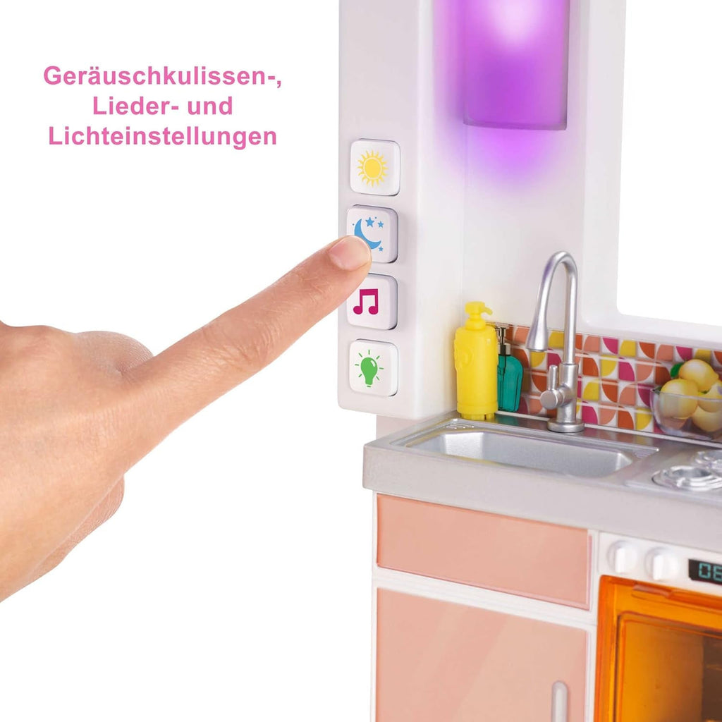 Barbie Dream House (114 Cm), casă de păpuși cu 3 etaje, piscină, tobogan, lift pentru scaun cu rotile, 75 de accesorii, păpuși, Potrivit ca cadou pentru copii cu vârsta de 3 ani și peste, GRG93 Casute de papusi Naty Shop