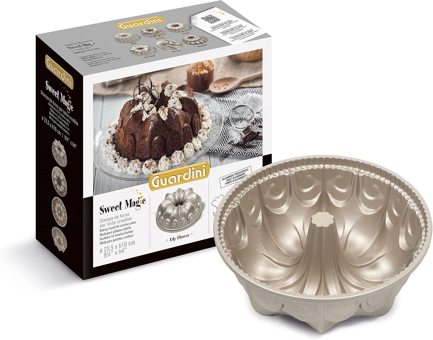 Sweet Magic Backform, Stahl Moldes y bandejas para hornear Naty Shop Lilie