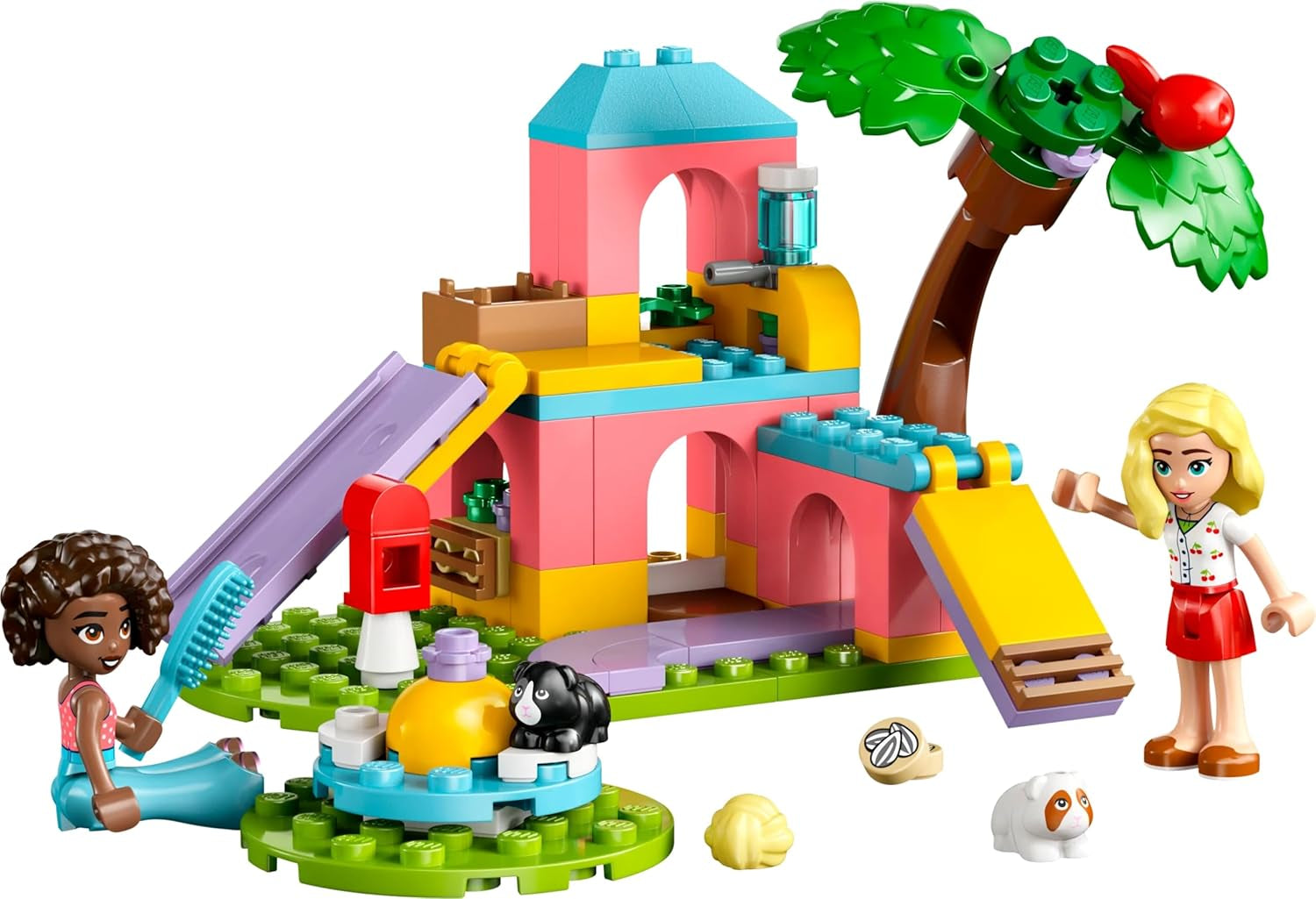 LEGO Friends Juego de construcción y juego de simulación conejillo de Indias, 2 minifiguras y 2 animales, juguete para niñas mayores de 5 años, juego de animales 42640 Juegos de construcción Besuche den LEGO-Store