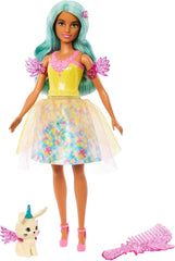 Barbie Ein Verborgener Zauber - Teresa Puppe mit märchenhaftem Outfit, gewelltes Haar and Kamm für Frisierspaß, für Kinder ab 3 Jahren, HLC36
