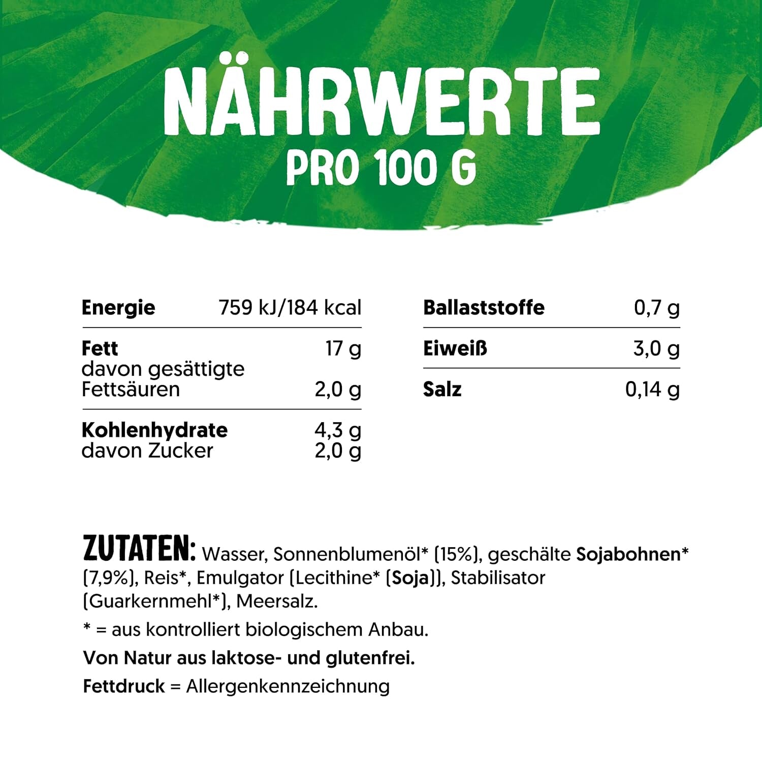 Alpro Bio Cooking Soja – Vegan Bio Kochcreme – 15 x 250 ml