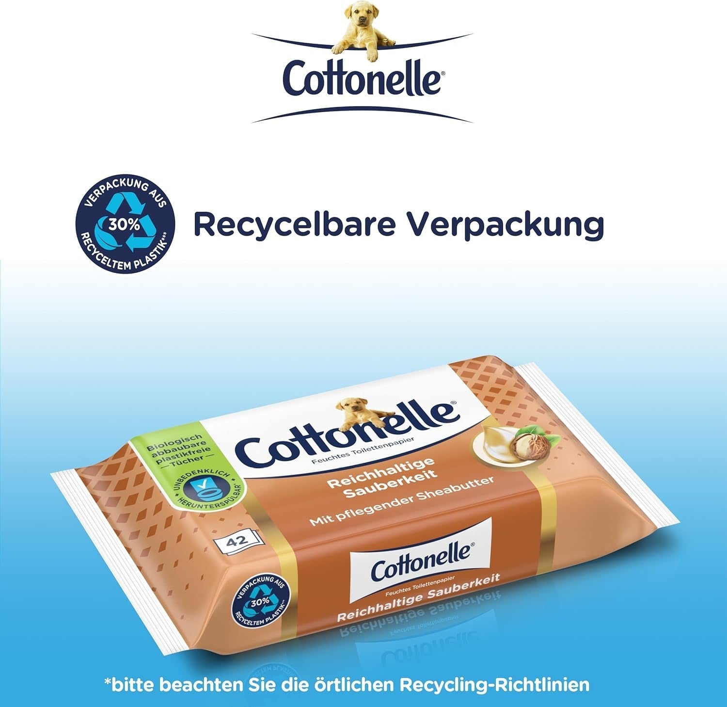 Șervețele umede, My Spa Experience - Cashmere And Shea Butter, biodegradabilă, fără plastic, reînchizibilă, pachet valoric, 12 X 42 șervețele umede