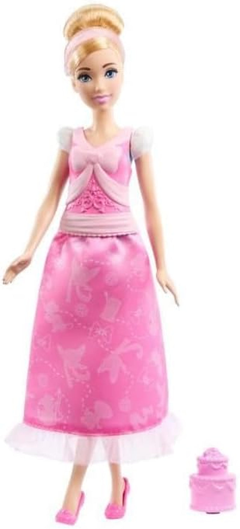 Mattel Disney-Princess-Spielzeuge, Cinderella-Modepuppe con 2 looks, 9 accesorios, 2 Oberteile zum Anklipsen y 2 Röcke. Película 2 en 1 inspirada en Disney Film, JCR95