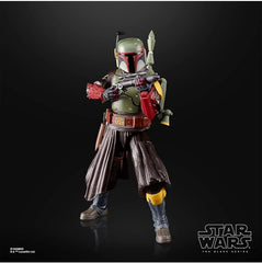 Star Wars Hasbro Seria Neagră Boba Fett (Camera Tronului): Cartea lui Boba Fett Figura de colecție, pentru copii 4+ ani, Multi, 15 cm înălțime Action figures Naty Shop