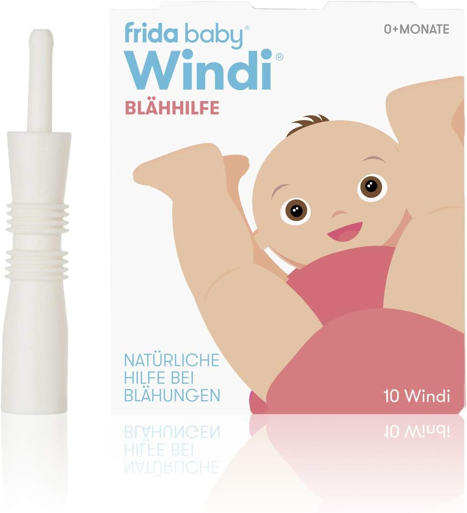 Fridababy windi alivio de gas para bebés a partir de 0 meses 10 piezas catéteres desechables alivio de gas natural 20437