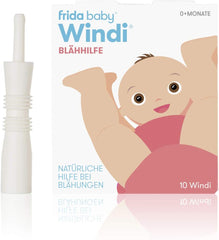 Fridababy windi alivio de gas para bebés a partir de 0 meses 10 piezas catéteres desechables alivio de gas natural 20437