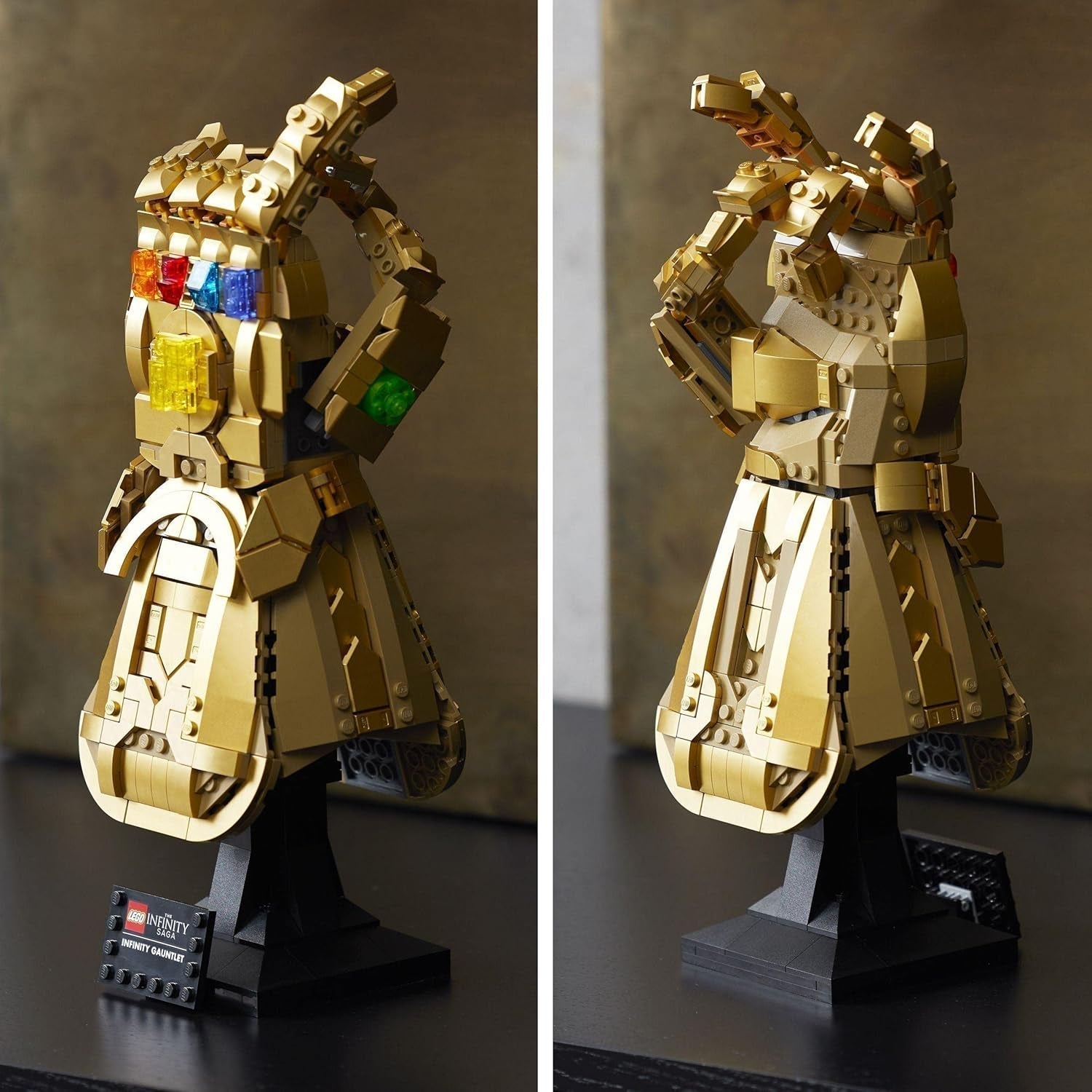 LEGO 76191 Marvel Super Heroes Infinity Glove Avengers Thanos Glove Set de construcción en miniatura para adultos Artículo para fans Regalo para hombres y mujeres Her Him Juegos de construcción Besuche den LEGO-Store
