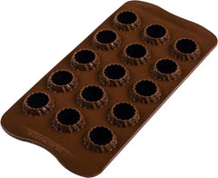 Silikomart 199384, Molde 3D para chocolate con llamas