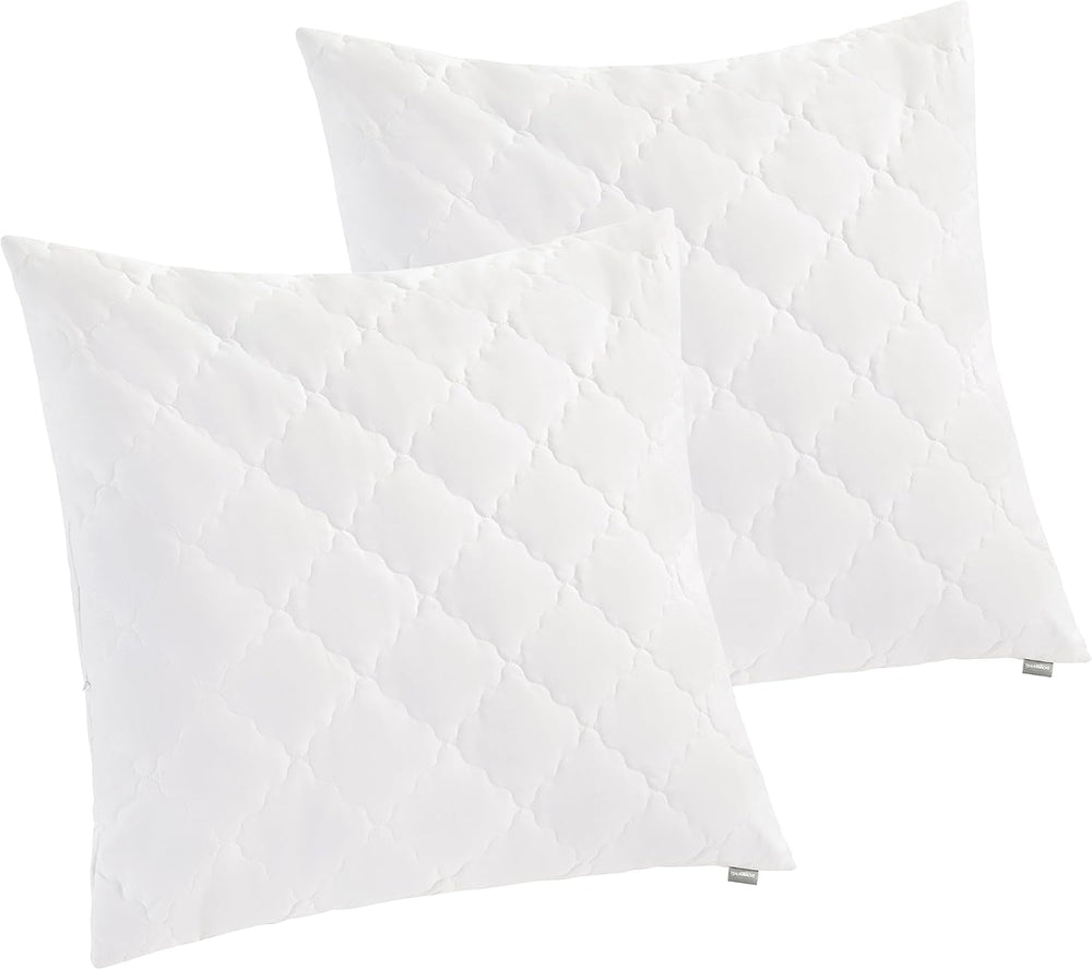 Traumnacht Pernă din bambus cu fibre de bambus, hipoalergenic, antibacterian Set de perne cu fermoar, format din 2 perne 40X80Cm, certificat Oeko-Tex, dezvoltat în Germania Perne standard Naty Shop 80 X 80 Cm Pernă