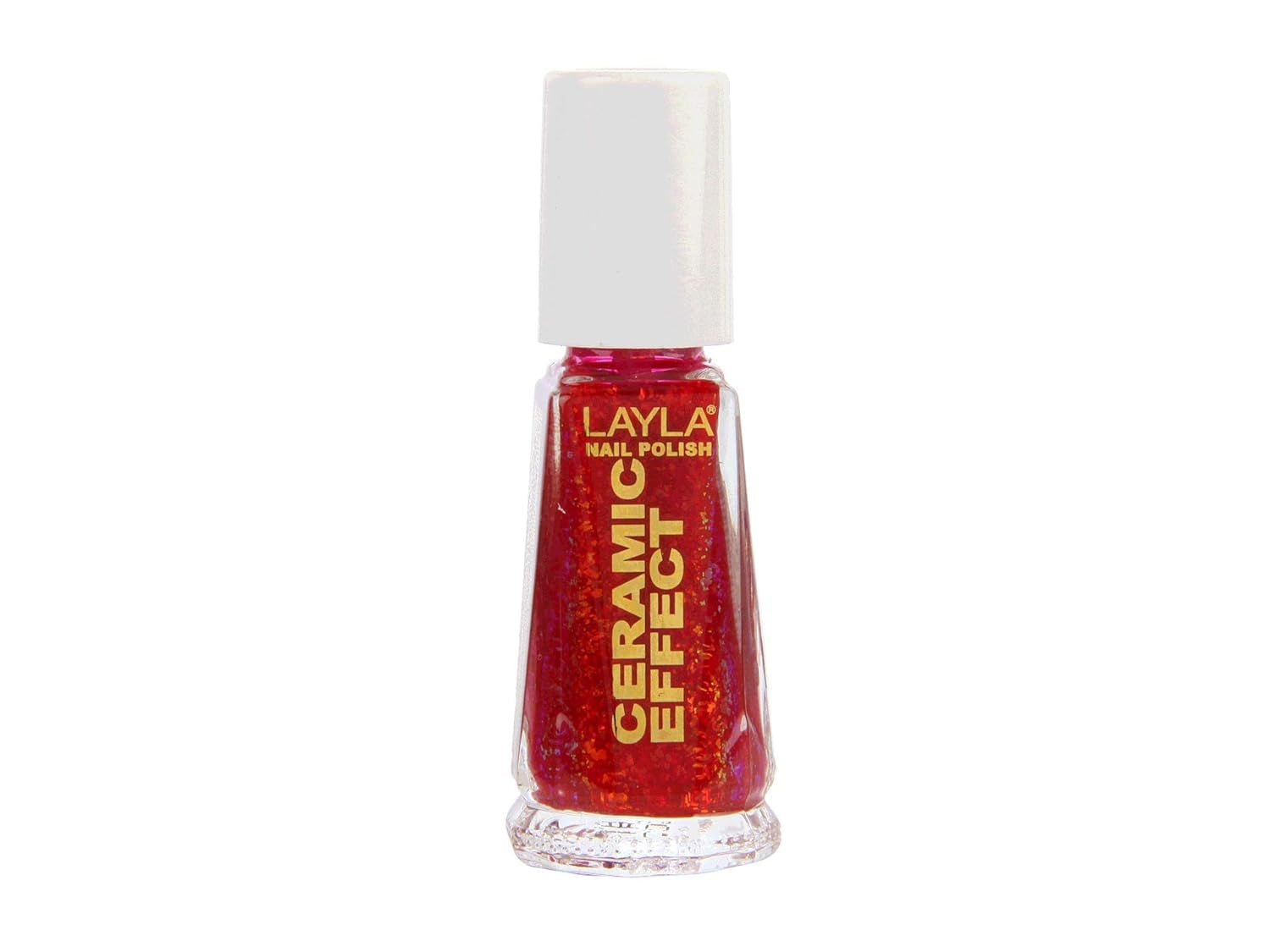 Cosmetics 1243R23-109 Laca de uñas efecto cerámico - naranja fluo, paquete 1 (1 x 0,01 l)