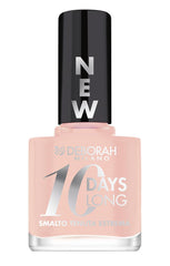 Set de esmaltes Milano para fortalecer las uñas quebradizas e hinchadas, 9,5 ml y esmalte 10 Days Long N.882 Nude Rose, efecto brillante de larga duración, 11 ml