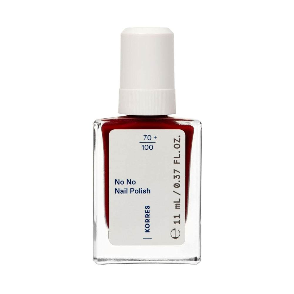 KORRES No No base de esmalte de uñas - base 10% vegana sin liberación, para un color duradero y resistente a las astillas, 11 ml - uñas cuidadas de forma natural, sin sustancias nocivas