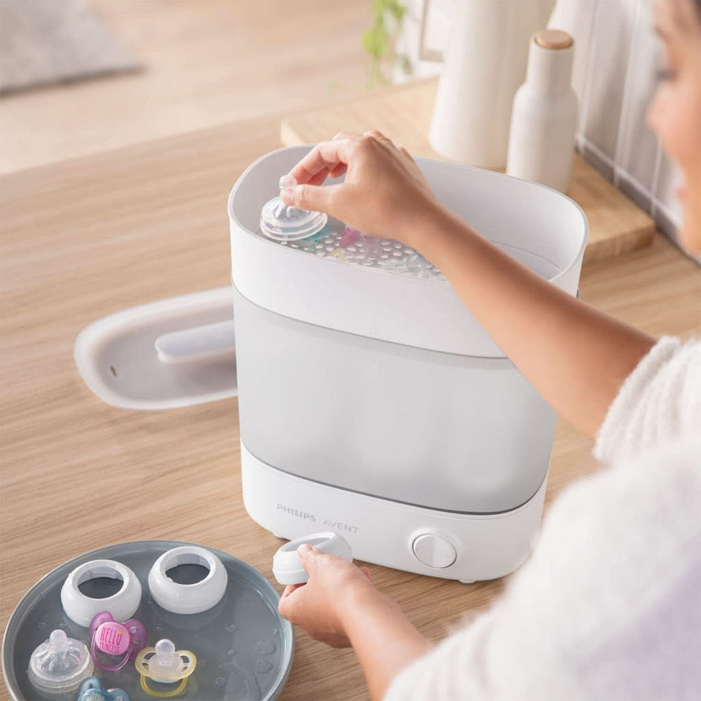 Pompa de sân electrică Philips Avent, set cadou Accesorii Hrana si Alaptare Bebe Naty Shop