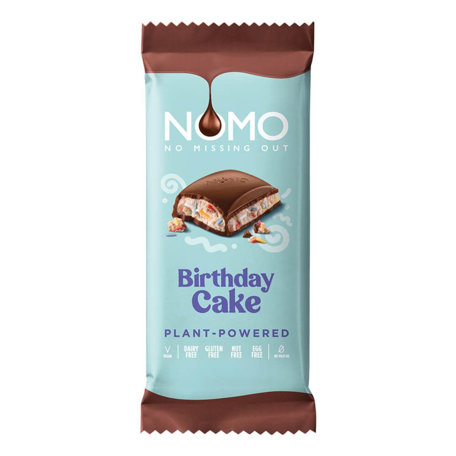 NOMO XL Masa para galletas de chocolate 127 g - sin frutos secos, sin cacahuetes, sin lácteos, sin lactosa, sin huevo, sin gluten - de origen vegetal - vegano