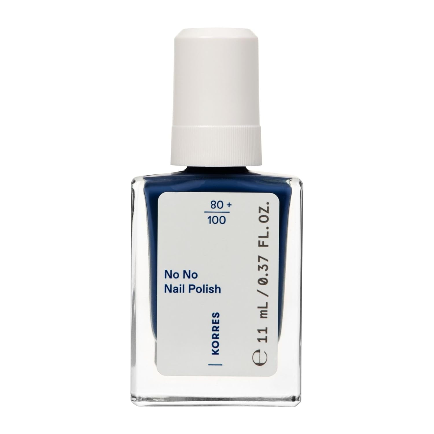 KORRES No No base de esmalte de uñas - base 10% vegana sin liberación, para un color duradero y resistente a las astillas, 11 ml - uñas cuidadas de forma natural, sin sustancias nocivas