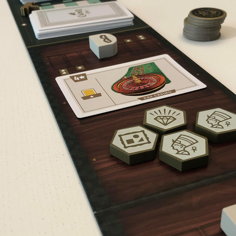 Juegos Feuerland Spiele Caper Europe, 216 mm x 216 mm x 70 mm, neutro/clásico (negro, blanco, gris)