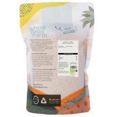 Wholefood Earth Lentejas Rojas Partidas Orgánicas 3kg Sin OGM Vegano Alto en Fibra Alto en Proteínas Procedente de Agricultura Ecológica Certificada