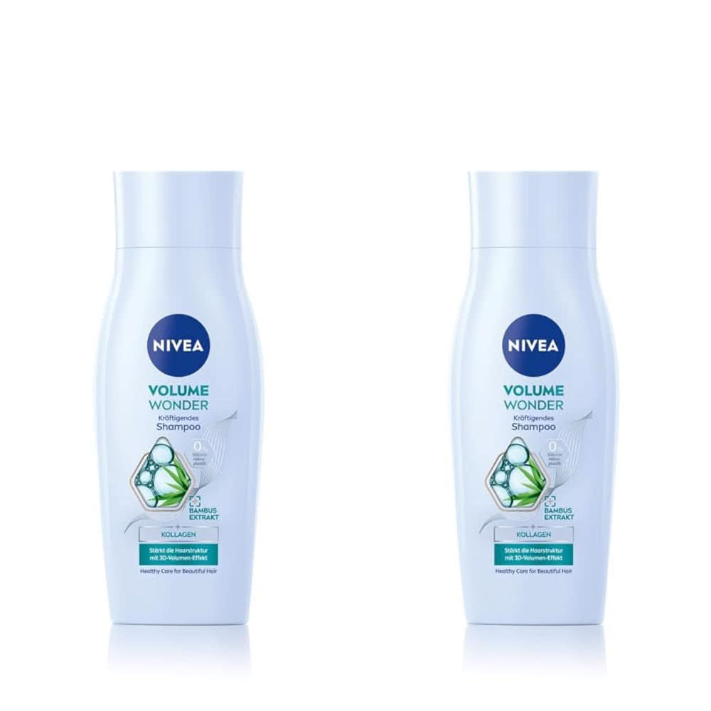 NIVEA Volume Wonder Champú Fortalecedor, Champú Volumen, 50 ml Ducha y Baño Naty Shop 2 x 50 ml
