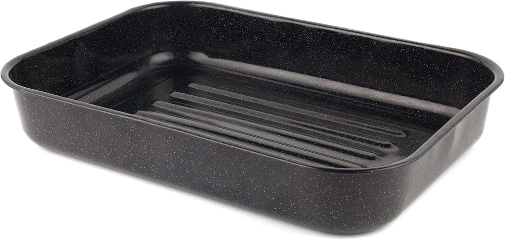 Russell Hobbs CW9161 Romano 34Cm Esmalte Bräter - Mit Gitter, Rechteckige Auflaufform Mit Rost, Spülmaschinenfest Ofenform, Grill Auflaufform, Bratform Für Backofen Ofenbeständig Bis 230 Grados Moldes y bandejas para hornear Naty Shop 42Cm