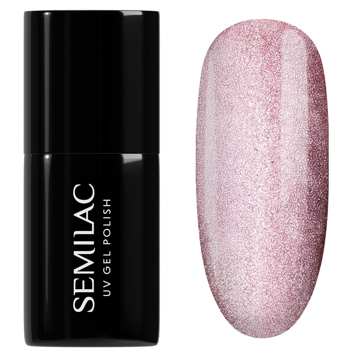 Oja UV Semilac 664 Lilac Gloss 7 ml – Efect Cat Eye, Reflexii unice cu instrument magnetic – Colecția Gloss Gala